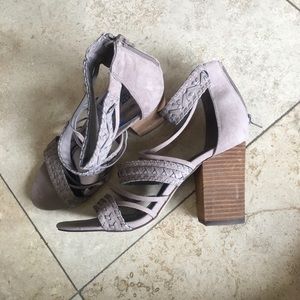 Carlos by Carlos Santana nude block heel sandal